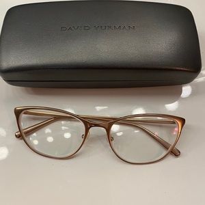 Rose Gold Cat Eye David Yurman Eyeglasses